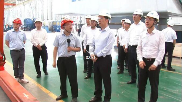 辽宁省省委副书记、省长李乐成来尊龙凯时集团考察调研